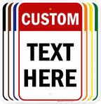 Custom Sign, Custom Sign for Business, Indoor/Outdoor use. 12x18 Inches, Rust Free .063 Aluminum, Fade Resistant, Made in USA by My Sign Center (Header)