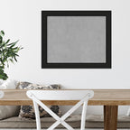 Amanti Art Black Framed Magnetic Board 19x23 Small Vision Board for use with Magnets, 100% Metal Sheet to Display Items as Office Decor or for Home Organization in mudroom, Kitchen or Kids Room
