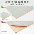 ALIUNI Drawer and Shelf Liner, Non-Slip Kitchen Cabinet Liners Non-Adhesive Thick Strong Grip Waterproof Washable Mats Protect Dresser Shelves Cupboard Bathroom Cabinets, Light Green, 24 in X 20 FT