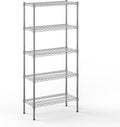 Regal Altair 14" Deep x 30" Wide x 64" Height Wire Shelving Kit | 5-Tier | NSF Commercial Storage Rack Unit