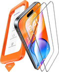 UltraGlass TOP 9H+ Armor for iPhone 17 Pro Screen Protector [NO.1 Military Grade Shatterproof] Screen Protector 17 Pro Tempered Glass 17Pro 6.3“ [Longest Durable] OneStep Install, 2 Pack