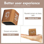 VEWINGL Cube Productivity Timer, 5/10/30/60 Min Presets + Custom Countdown, Silent/Vibrate/Sound Alarm, Pause & Resume, Desk Timer for Work, Study, Tasks, Kitchen