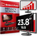 SightPro 23.8 Inch 16:9 Computer Privacy Screen Filter for Monitor - Privacy Shield and Anti-Glare Protector
