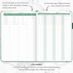 Clever Fox Inventory & Sales Log Book for Small Business – Inventory Ledger Book, Inventory Notebook, Order Tracker Book for Purchases, Sales & Reorders – Undated, Hardcover, A5, Dark Green