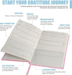 Gratitude Journal Daily Affirmations with Simple Guided Format-Undated Life Planner, Daily Planner, For You More Happiness, Positivity, Affirmation, Mindfulness&Self Care(Pink)