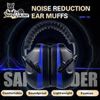 SAFEBUILDER Ear Muffs Noise Reduction SNR 33dB Adjustable Lightweight Safety Earmuffs Sound Proof Noise Cancelling ANSI