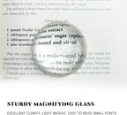 QFkris 4Pcs 1.9inch Crystal Dome Magnifying Paperweight, Clear Distortion-Free Optics Convex Lens Set for Physics Classroom Home Decor Graduation Gifts