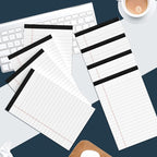 8 Pack Legal Pads 4x6 Inch 30 Sheets Mini Lined Paper Pads for Office Supplies Taking Notes/Writing List, Small Notepads College Ruled Legal Memo Pad for Home, Office, School, or Business Writing Pad