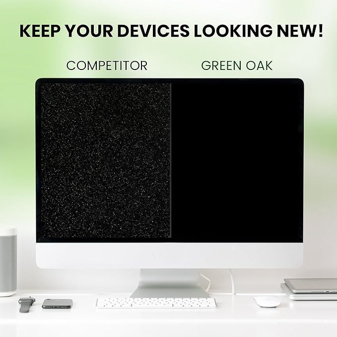 Green Oak Screen Cleaner Refill Professional Screen Cleaner Spray - Best for LCD & LED TV, Tablet, Computer Monitor, Phone - Safely Cleans Fingerprints, Dust, Oil (1 Gallon)