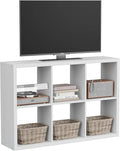 6 Cube Storage Organizer, 2x3 Cube Bookshelf, Cubby Storage Shelf, Wooden Organizer Shelf with Thickened Boards, for Closet Bedroom Home Office Living Room, 36.93" L x 9.37" W x 25.12" H, White