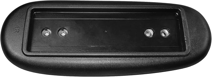 MySit Office Chair Armrest Replacement Arm Pads Universal 4" or 5.5" Mounting Hole (Set of 2) Black