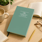 Gratitude Journal for Women & Men – 5 Minute Guided Daily Journal with Prompts for Mindfulness, Self Care & Positive Thinking, 300 Seconds Daily Reflection, Light Green Linen Cover, 2025 Edition