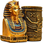 Daisylily Ancient Egyptian Pencil Holder, King Pharaoh Pen Cup, Pen Holder for Desk Office Pen Organizer, Pencil Cup Storage Containers - Egyptian