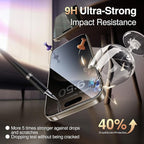 SMARTDEVIL 2 Pack for iPhone 15 Pro Max Privacy Screen Protector, Military Grade Shatterproof, 9H Hardness, Anti-Spy Tempered Glass, Fast & Easy Instlltion, Case Friendly