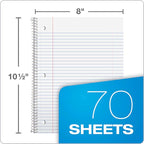 Oxford Spiral Notebook, 1 Subject, College Ruled Paper, 8 x 10-1/2 Inch, Color Assortment Design May Vary (65007) (Pack of 24)