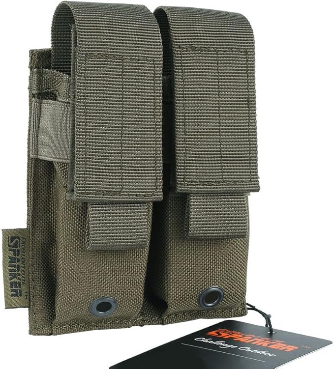 EXCELLENT ELITE SPANKER Molle Single/Double Pistol Mag Pouch Tactical Magazine Pouch Tool Organizer Holder