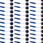 LOLA Pro Pot N' Pan Brush, 36 Pack, Abrasive Cleaning, Poly & Brass Wire Bristles, Comfort Rubber Grip, Use for Caked-On & Baked-On Messes