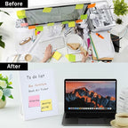 Dry Erase Board, Small Whiteboard with Stand, A4 Size 11.7 x 8.3 Inches with Two Dry Erase Markers