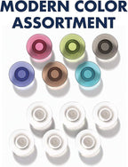 Quartet Strong Magnets, Glass Whiteboard, Dry Erase Board, Large, Assorted Colors, 12 Pack (85393)