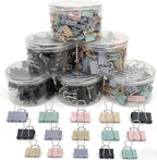 304 PCS Assorted Sizes Binder Clips Paper Clamps Including Large,Medium,Small Colored Paper Clips for Office Supplies Home School