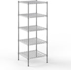 Regal Altair 24" Deep x 24" Wide x 64" Height Wire Shelving Kit | 5-Tier | NSF Commercial Storage Rack Unit