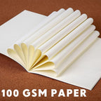 Mimorou 100 Pcs Journals Notebooks Bulk - Kraft Softcover A5 Small Notebooks 5.5 Inch x 8.3 Inch Notepads with 60 Page 30 Sheet for Writing Sketch Travel Office Supplies(Navy,Dot)