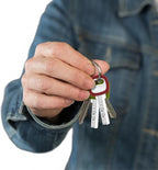 Blulu 80 Pcs Key Labels Key Color Covers Caps Tags Covers Set Plastic Keys Identifier Rings Toppers for Tags Organization House, 2 Styles(Vintage Color)