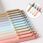 CRYLLIS Gel Pens,12 Pcs Black Ink Pens,Smooth Writing Nursing,Fine Point (0.5mm),Office Supplies Pack,Quicky Dry,Cute Pen For Teen Girls, Desk Accessories For Women,Valentines Party Favors