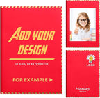 Personalized Journal Notebook Set with Pen & Gift Box, Custom Name/Logo Notebook Black A5 College Ruled Lined 8.26''x5.9'' Personalized notebook Gifts for Men and Women,200 Pages (Only Customizable Notebook, Red)