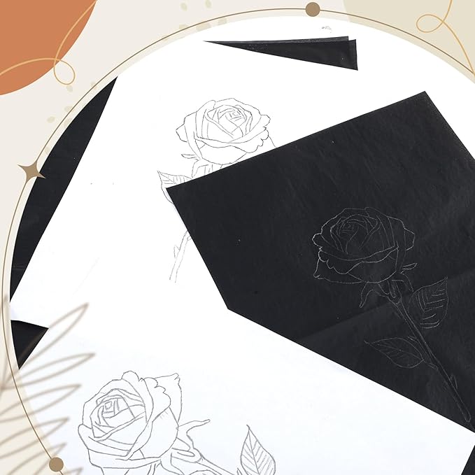Epakh 10 Sheets 18''x 24'' Large Carbon Paper for Tracing, Carbon Transfer Paper for Drawing, Tracing and Transfer - Arts and Crafts Supplies