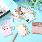 Pajean Funny Notepads with Sayings, Sticky Office Supplies, 12 Designs, 3 x 3.93 Inch