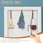 LSCSJUNS 8Pcs Cubicle Hook Sturdy Metal Wall Hooks Adjustable Hangers with Screwdriver Space Saving Cubicle Fabric Hooks for Hanging Clothes Hats Towel