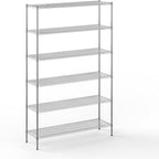 Regal Altair 18" Deep x 60" Wide x 96" Height Wire Shelving Kit | 6-Tier | NSF Commercial Storage Rack Unit