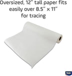 Helix - Sketch & Tracing Paper Roll - 12 Inch by 50 Yards - Transparent