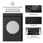 Fuxury Bubble Mailers, 10.5x16 Inch 25 Pack Padded Envelopes Self Seal Adhesive Waterproof, Large Shipping Envelopes, Padded Mailers, Bubble Bags for Mailing, Packaging, Small Business, Black#5