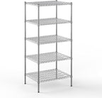Regal Altair 24" Deep x 30" Wide x 64" Height Wire Shelving Kit | 5-Tier | NSF Commercial Storage Rack Unit