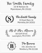 EDSG Personalized Return Address Labels, Custom Address Stickers on Sheets, Custom Address Stickers (99-990 Labels) (297)