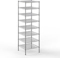 Regal Altair 24" Deep x 24" Wide x 74" Height Wire Shelving Kit | 8-Tier | NSF Commercial Storage Rack Unit
