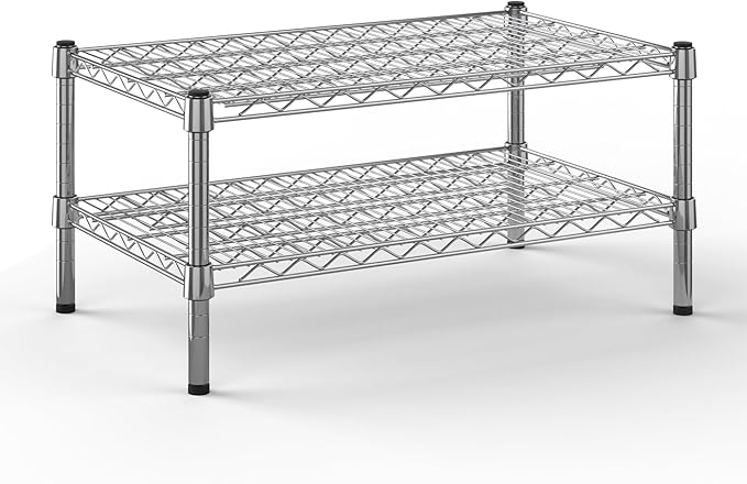 Regal Altair 18" Deep x 30" Wide x 14" Height Wire Shelving Kit | 2-Tier | NSF Commercial Storage Rack Unit
