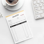 Homvle Invoice Receipt Book with Carbon Copies 2-Part Carbonless Sales Book for Small Boutique Business, 50 Sets