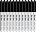 INTUNO Dry Erase Markers, 108 Count Black, Fine tip, Low-Odor, Perfect for Office, Teaching, Meeting, Presentation, Classroom, Home