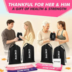 GHCTFE 20PCS Resistance Bands Bulk Set for Trainers, Small Groups & Fitness Classes, Mini Bands for Glutes, Legs, and Core Workouts, Loop Exercise Bands with Storage Bag, Gift for Workout Buddies