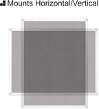 BoardsPlus Gray Felt Bulletin Board, 36" x 48", Wall Mounted Self-Healing Pin Board with Aluminum Frame, Affordable Felt Vision Board for Home, Office, Dorm & Classroom