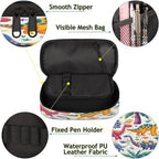 Pardick Pencil Case，Dinosaurs Cute Big Capacity Pencil Pouch Coin Pouch Stationery Organizer For Teen School
