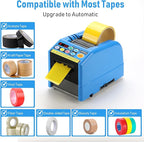 Automatic Tape Dispenser,Ribbon Cutting Machine,6-60mm Width, 5-999mm Length, Ideal for Shipping, Schools, Restaurants, Business & Home