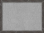 Amanti Art Grey Framed Magnetic Board 23x31 Medium Vision Board for use with Magnets, 100% Metal Sheet to Display Items as Office Decor or for Home Organization in mudroom, Kitchen or Kids Room