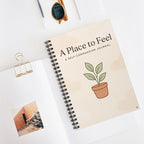 Self-Compassion Guided Journal – A Place to Feel Spiral Notebook for Reflection, Journaling & Mindfulness