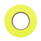 2" Width ProTapes Pro Gaff Premium Matte Cloth Gaffer's Tape With Rubber Adhesive, 50 yds Length x, Fluorescent Yellow (Pack of 1)