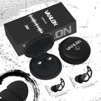 VANLON Earplugs for Sleep, Reusable Ear Plugs for Sleeping Noise Cancelling, 2Pairs Super Comfort Fit Earplugs Sound Blocking for Sleeping, Sensory Issues, Newborn Mom, 33dB Noise Reduction (Black)