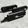 XHM Awesome Small Box Cutter Retractable Blade Ultility Knife, For Artwork, Cardboard Cutting, Package/Letter Opening, Home, Office & EDC Use, Pack of 3 (BLACK)